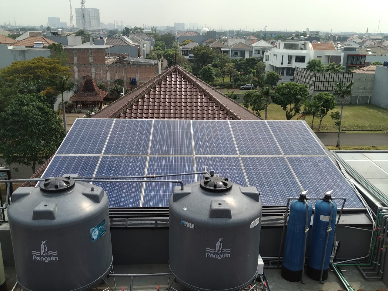 Pemasangan Panel Surya (Soalr Panel) Di Kembangan, Jakarta Barat
