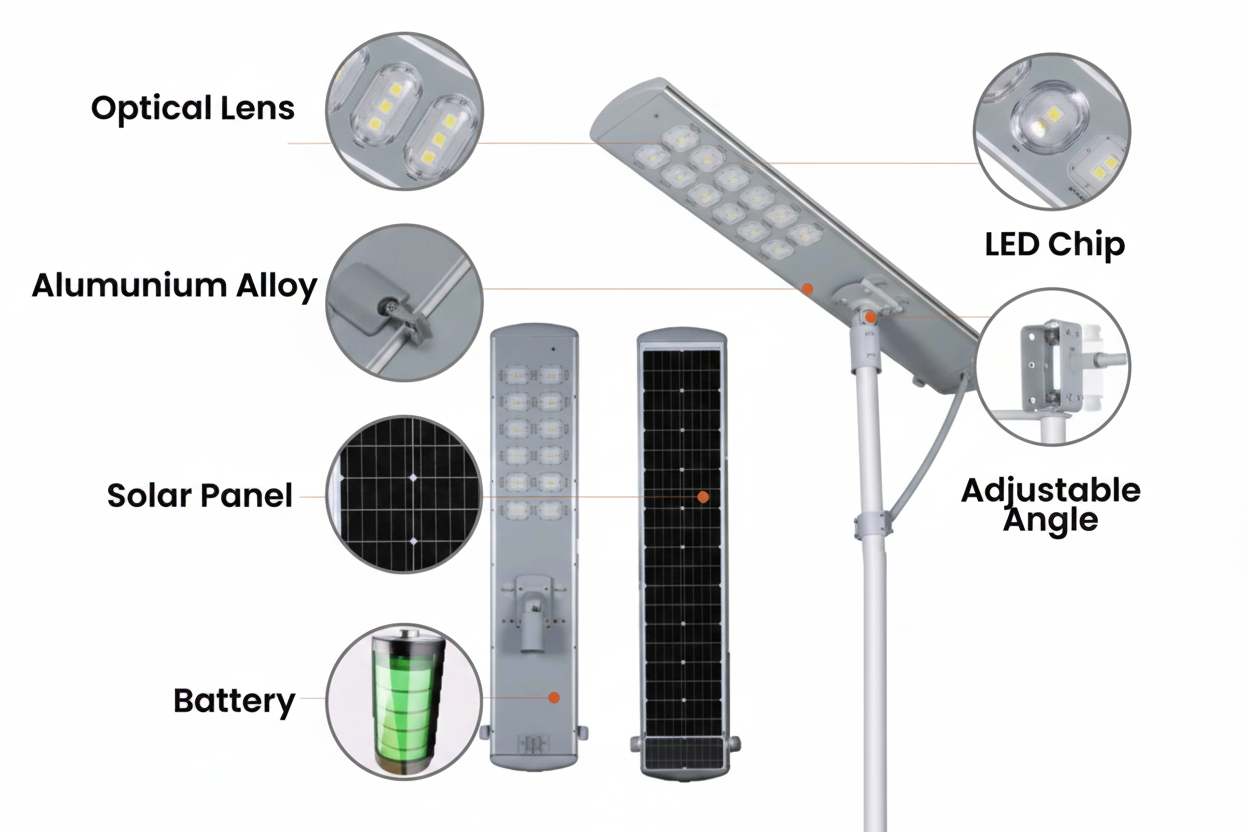 Solar LED Street Light 80W