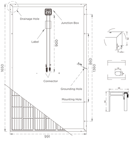 Panel Surya Half Cell HCP72X9 345W–355W